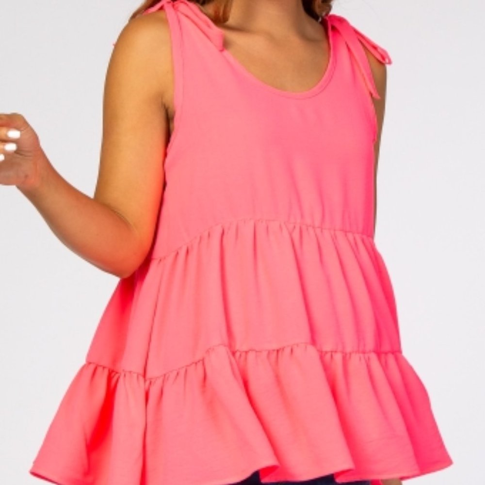 Maternity Blouse- Navy